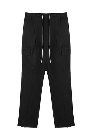 Pantalone cargo in cotone nero STATE OF ORDER | SP26033D001